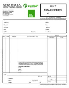 Nota de credito